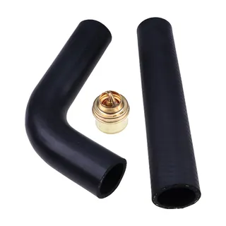 Upper & Lower Radiator Hose Thermostat Kit 2N8260 312588 B2NN8575A for Ford New Holland Tractor 9N 8N 2N
