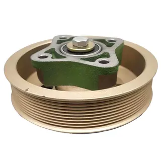 V-Belt Pulley VOE20800016 for Volvo D6D D7D Engine EC210B EC240B EC290B Excavator