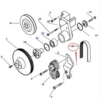 V-Ribbed Belt 6732-82-3630 for Komatsu PC300LC-6LE PC300HD-6LE PC300LC-6LC PC300HD-6LC PC300HD-6MH Excavator