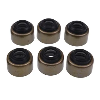 6 Pieces Valve Stem Seal 11420-13150 for Kubota Engine D722 D902 V2607 Z402 Z482 Z602