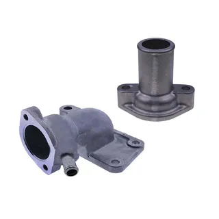 Water Flange & Thermostat Cover 17331-72703 15321-73262 for Kubota Engine V1702 Tractor L3000DT L3000F