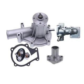 Water Pump and Flange with Thermostat Cover 16251-73034 16261-72705 1E401-73012 16271-73260 for Kubota Engine D905 D1005 D1105