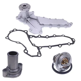 Water Pump 17331-73030 with Thermostat 15321-73010 Cover 15321-73260 for Kubota Engine D1302 D1402 D1703 V1903 V2203 V1702 V1902 V2003 V2403