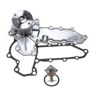 Water Pump 6685105 & Thermostat 6685520 for Kubota Engine D1703 V2203 Bobcat Loader B300 BL370 S130 S150 S160 S175 S185 S510 S530 T110 T140
