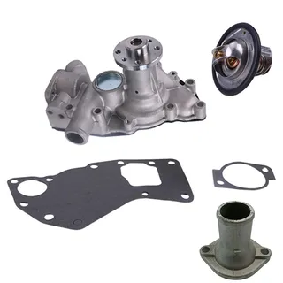 Water Pump 8981262300 With Gasket & Thermostat 8973617700 & Pipe VI8971690151 for Isuzu Engine 4LE1 4LE2 Kobelco Excavator 80CS SK80CS-2 70SR SK70SR-2
