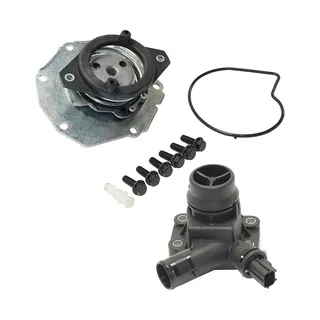 Water Pump Kit LR006861 LR006071 31355151 for Land Rover 2008-2012 LR2 HSE Volvo 2008-2010 S80 2008-2010 XC70 2010 XC60 2007-2014 XC90