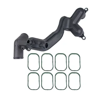 Water Pump Outlet Thermostat Crossover Pipe Tube With Gasket LR010881 LR018275 for Land Range Rover Sport LR4 Full Size HSE