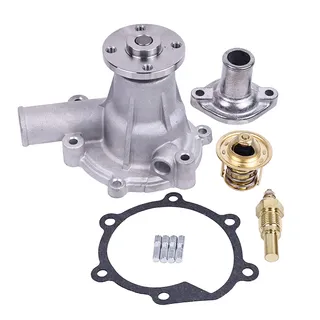 Water Pump With Gasket 223-0296 223-0297 & Thermostat 223-0300 & Sensor 223-0309 & Cover 223-0301 for Mitsubishi Engine L3E Caterpillar CAT Excavator 301.6C 301.8C