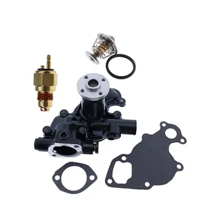 Water Pump With Gasket & Thermostat & Switch AM878192 M801088 CH15516 for John Deere 4020 3009 3011 3012 3014 3015 4019 Yanmar 3TNV82A Engine