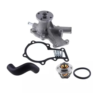 Water Pump with Return Hose Thermostat for Kubota Engine D722 D902 Z482 Lawn Tractor G1700 G1800 G1800-S G6200H
