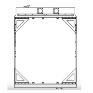 Water Radiator 7W2847 for Caterpillar CAT D9N Tractor