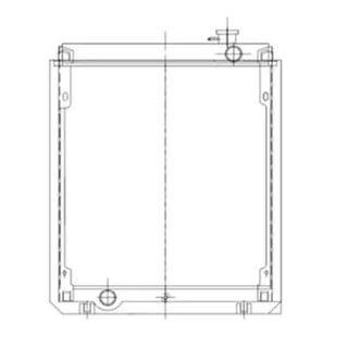 Water Radiator Core 14503549 for Volvo Excavator EC55C