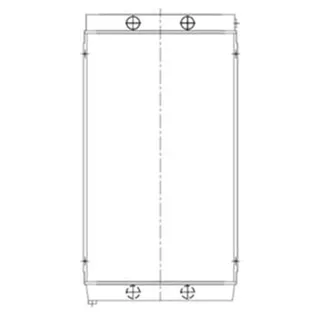 Water Radiator Core 15067029 for Volvo A35F A40F Articulated Haulers