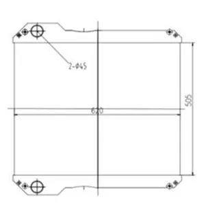 Water Radiator Core 30/915300 30/925610 30/925611 30/925612 for JCB 4C444 4CX444 4C 3CX 3CXE 214-4