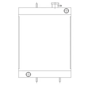 Water Radiator Core 30/919100 30/920400 for JCB 802 803 804