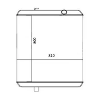 Water Radiator Core 4775026 4771321 for Volvo Old Products Volvo BM 4500