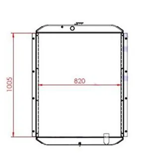 Water Radiator Core for Volvo Excavator EC280E