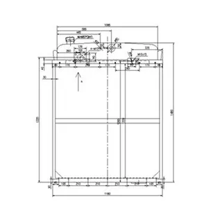 Water Tank Radiator 17A-03-00510 for Komatsu D155A-2A Bulldozer