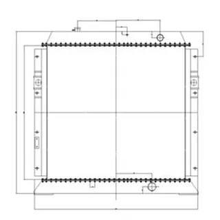 Water Tank Radiator 209-03-71110 209-03-78101 209-03-77100 for Komatsu Excavator PC750-7 PC750-6 PC800-6 PC800-7 PC1800-6 PC850-7