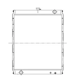 Water Tank Radiator 22U-03-21111 for Komatsu Excavator PC228US-3