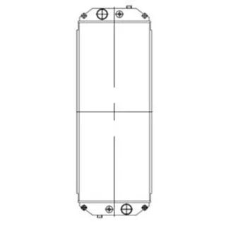 Water Tank Radiator 3728883 for Caterpillar CAT Excavator E349D2