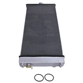 Water Tank Radiator 425-03-32221 for Komatsu Wheel Loader WA500-6 Hole On The Right