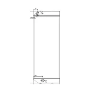 Water Tank Radiator for Caterpillar CAT Excavator E320E