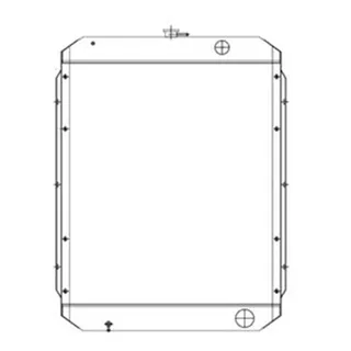 Water Tank Radiator for Hyundai Excavator R210W-5