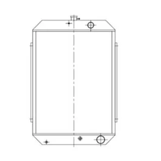 Water Tank Radiator for Hyundai Excavator R220-5 R170W