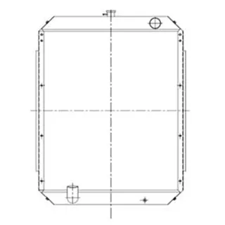 Water Tank Radiator for Hyundai Excavator R2900-3