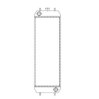 Water Tank Radiator XB00001928 for Hitachi Excavator ZAX200-5G