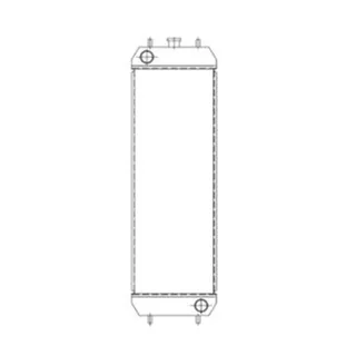 Water Tank Radiator XB00002521 for Hitachi Excavator ZAX240-5G