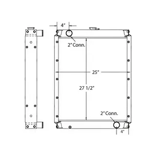 Water Tank Engine Radiator 196-8039 for Caterpillar CAT Excavator 312C 312C L 314C