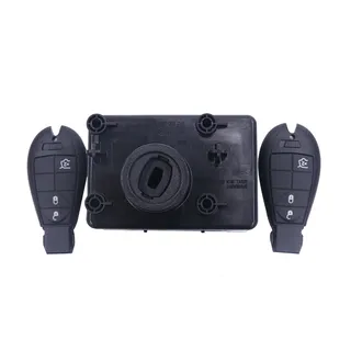 Wireless Ignition Switch Module With Keys 68210150AA for Dodge Ram Chrysler Jeep 2008-2011