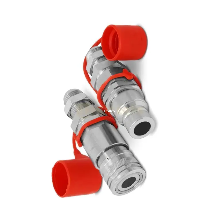 12 JIC Flat Face Hydraulic Quick Connect Coupler for Bobcat 7753 773 863 873 963 online 12 JIC Flat Face Hydraulic Quick Connect Coupler for Bobcat 7753 773 863 873 963 online