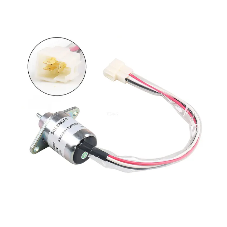 12V Stop Solenoid M807176 for Yanmar Engine 2V78C John Deere Tractor 355D GX355 Front Mower F735 online 12V Stop Solenoid M807176 for Yanmar Engine 2V78C John Deere Tractor 355D GX355 Front Mower F735 online