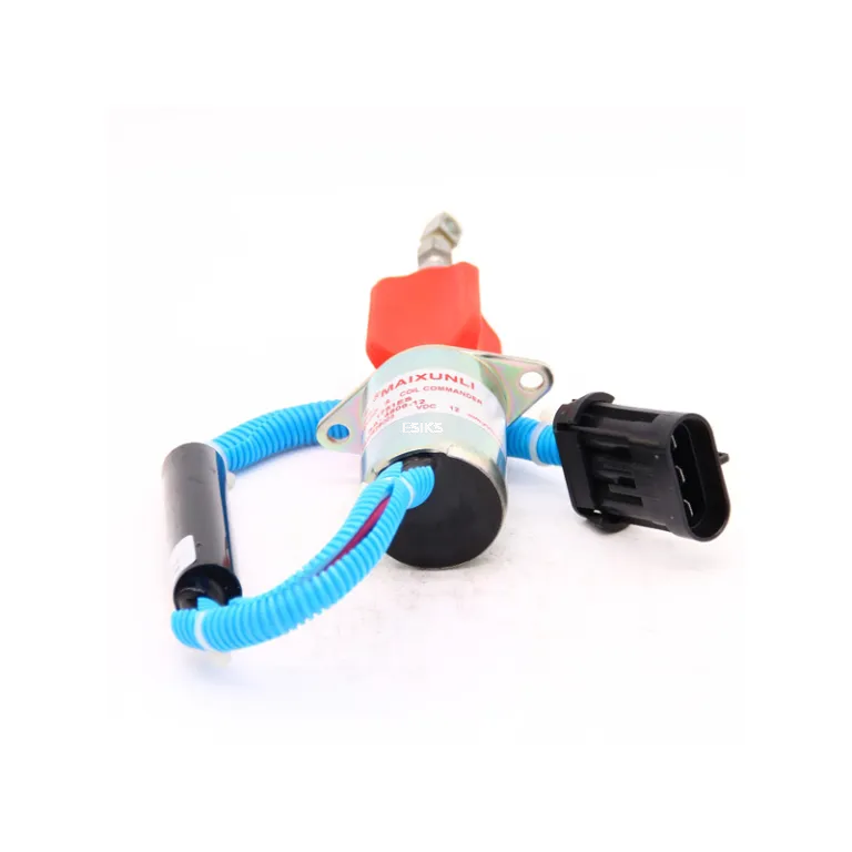 12V Stop Solenoid SA-4806-12 for Kubota Engine V2203 Excavator KX161-2 KX151 KX101 online 12V Stop Solenoid SA-4806-12 for Kubota Engine V2203 Excavator KX161-2 KX151 KX101 online
