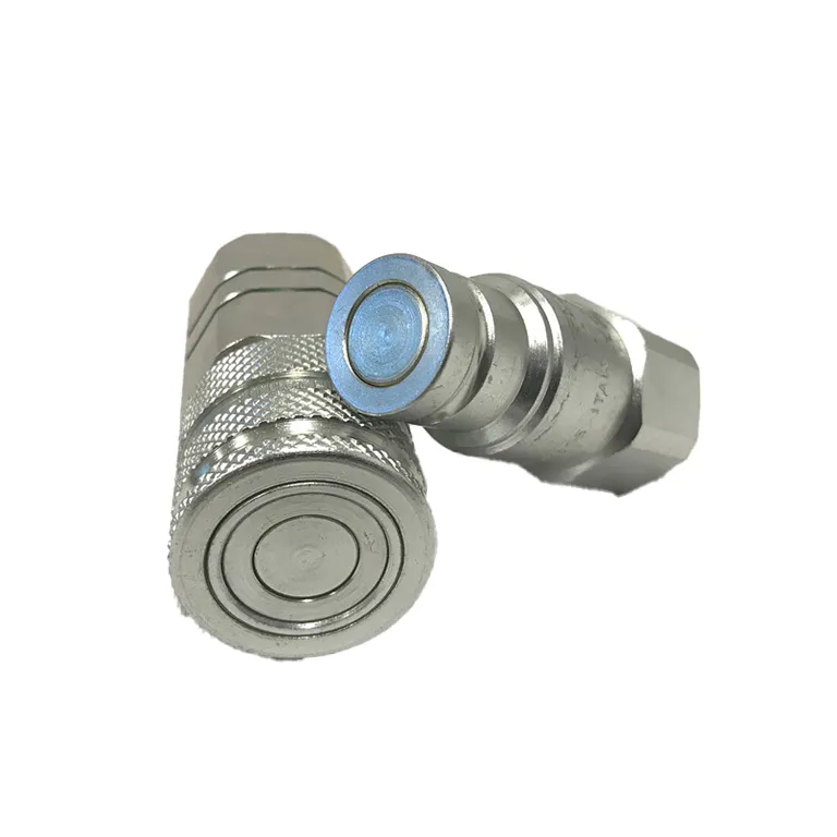 3/4" SAE - 5/8" Body Flat Face High Flow Hydraulic Quick Disconnect Coupler For Bobcat Kubota CASE JCB Thomas Gehl Volvo ASV Skid Steers online 3/4" SAE - 5/8" Body Flat Face High Flow Hydraulic Quick Disconnect Coupler For Bobcat Kubota CASE JCB Thomas Gehl Volvo ASV Skid Steers online