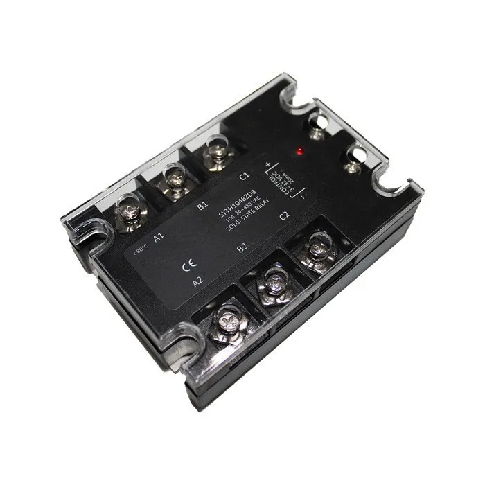 3-Phase Solid State Relay SA3-4030D Load 40-530VAC 30A SSR Input 4-32VDC online 3-Phase Solid State Relay SA3-4030D Load 40-530VAC 30A SSR Input 4-32VDC online
