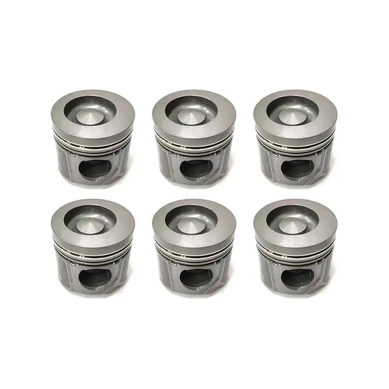 6 Pcs Pistons 65.02501-0418 for Doosan 155LC-V 230LC-V 175LC-V 140W-V 210W-V Excavator online