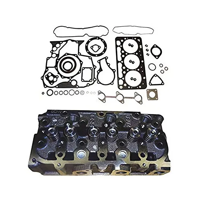 Complete Cylinder Head + Full Gasket Kit for Kubota D1005 Engine B2100 B2301HSD B2320 B2601HSD B7500 B7510 BX2660 BX2670 BX2680 ZD326 online