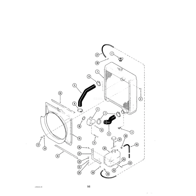Connection Water Inlet Elbow J934877 for CASE Engine 4391 RP85 Tractor MX100 MX110 MX120 MX135 MX150 MX170 online Connection Water Inlet Elbow J934877 for CASE Engine 4391 RP85 Tractor MX100 MX110 MX120 MX135 MX150 MX170 online