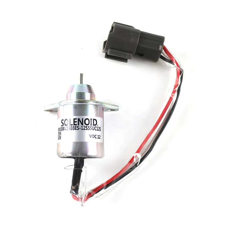 Engine Flameout Solenoid 150ES-12S5SUC128 779233-77932 for Excavator Hyundai R55 R60-7 Doosan DH55 DH60 Komatsu PC40 PC50 online Engine Flameout Solenoid 150ES-12S5SUC128 779233-77932 for Excavator Hyundai R55 R60-7 Doosan DH55 DH60 Komatsu PC40 PC50 online