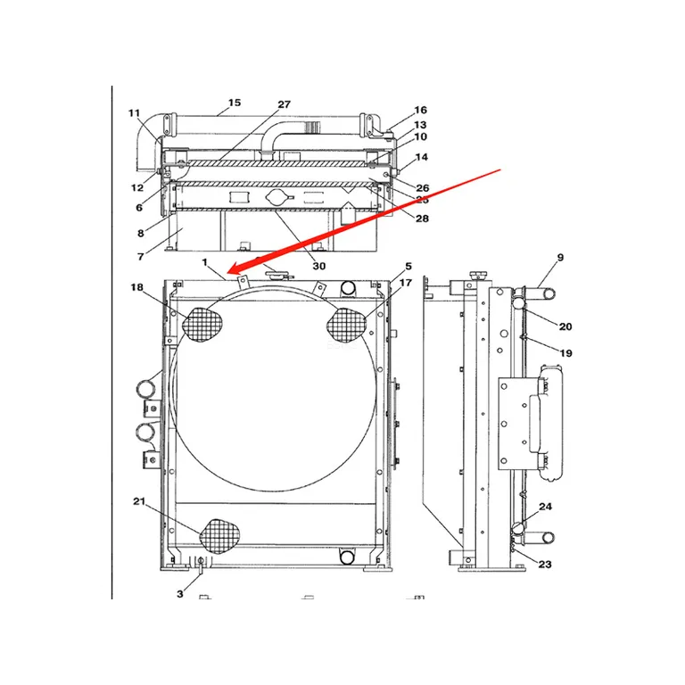 Engine Radiator LN00046 for CASE Excavator CX210 CX210LR CX210N CX240 online Engine Radiator LN00046 for CASE Excavator CX210 CX210LR CX210N CX240 online