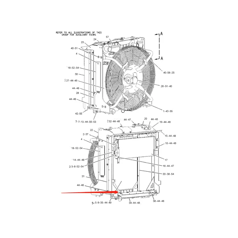 Engine Water Radiator 2253317 for Caterpillar CAT 938GII IT38II online Engine Water Radiator 2253317 for Caterpillar CAT 938GII IT38II online