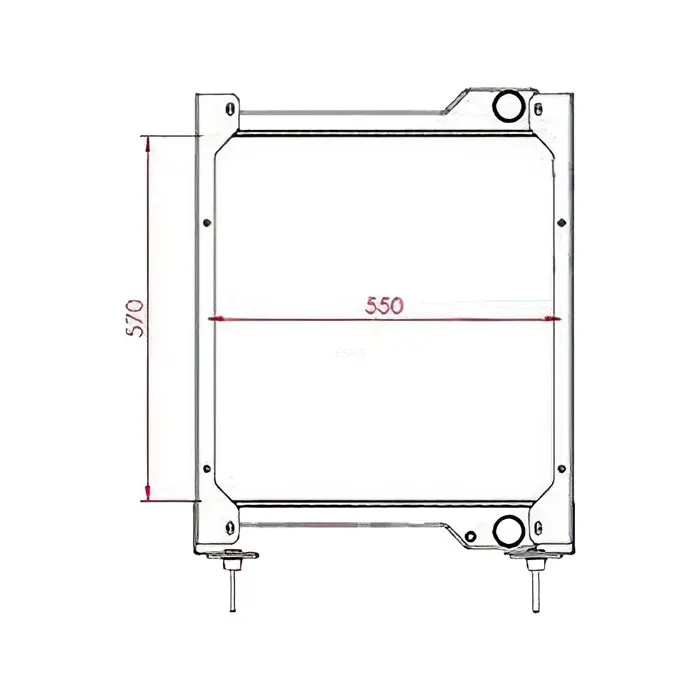 Engine Water Radiator Core 11890331 for Volvo Loader BL61 online Engine Water Radiator Core 11890331 for Volvo Loader BL61 online