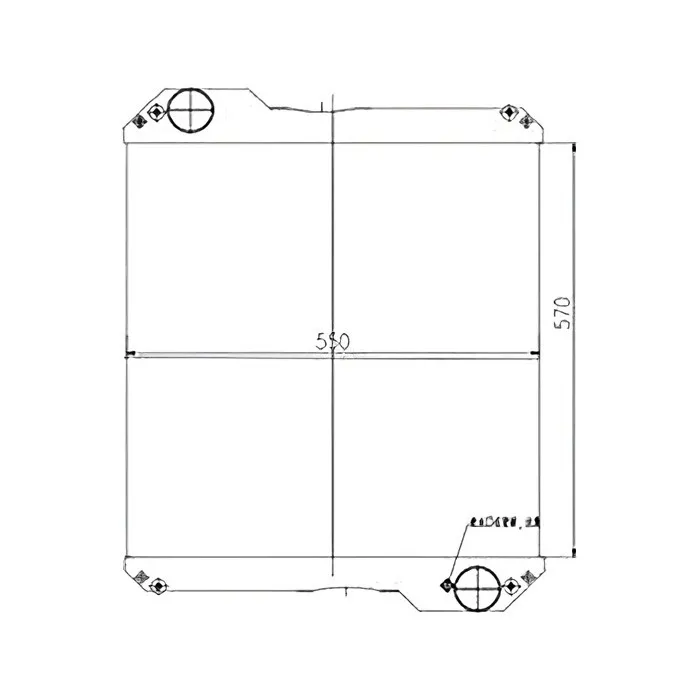 Engine Water Radiator Core 30/304000 for JCB 530 online Engine Water Radiator Core 30/304000 for JCB 530 online