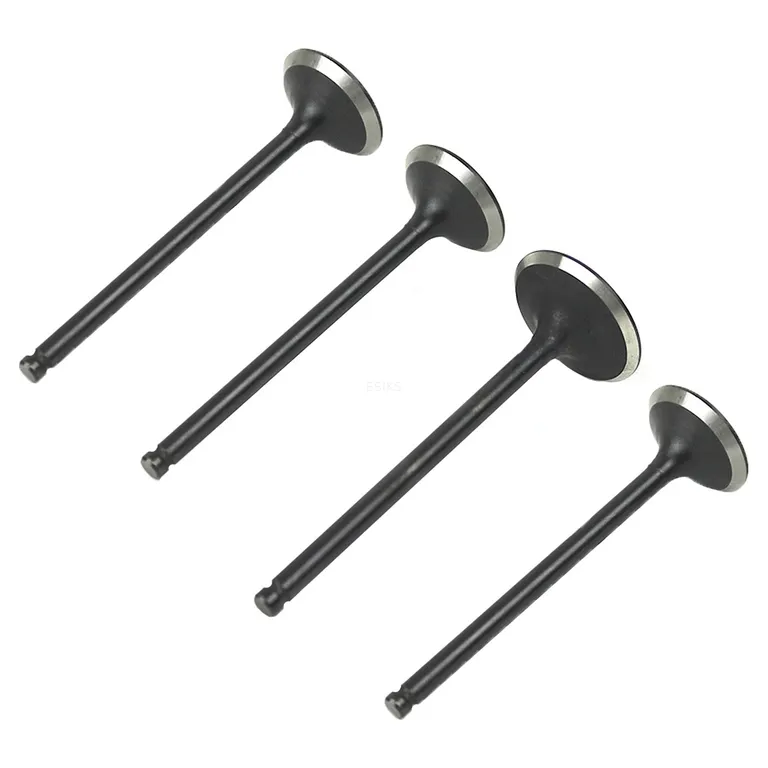 Exhaust Valve 4 Units 1 Set For Komatsu Backhoe WB70A-1 Yanmar Engine 4TNE98 Komatsu Engine 4D98E online