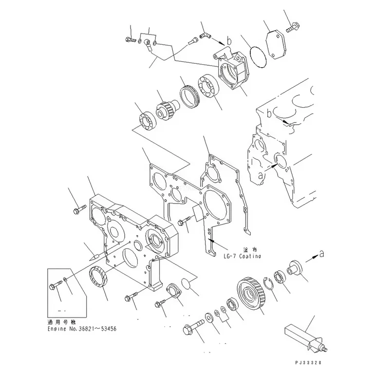 Front Cover 6206-21-3130 for Komatsu 6D95L 6D95L-1AA 6D95L-1AA-S 6D95L-1AA-T 6D95L-1AA-M Engine online Front Cover 6206-21-3130 for Komatsu 6D95L 6D95L-1AA 6D95L-1AA-S 6D95L-1AA-T 6D95L-1AA-M Engine online
