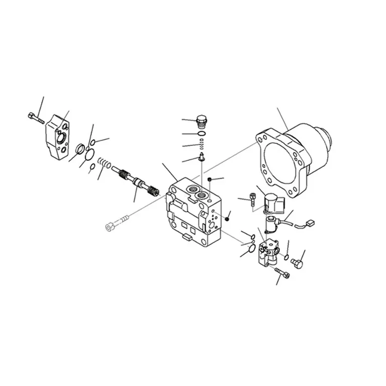 Hydraulic Fan Motor Pump 708-7W-00210 For Komatsu Wheel Loader WA600-6 WA600-6R Dozer WD600-6 Hood online Hydraulic Fan Motor Pump 708-7W-00210 For Komatsu Wheel Loader WA600-6 WA600-6R Dozer WD600-6 Hood online